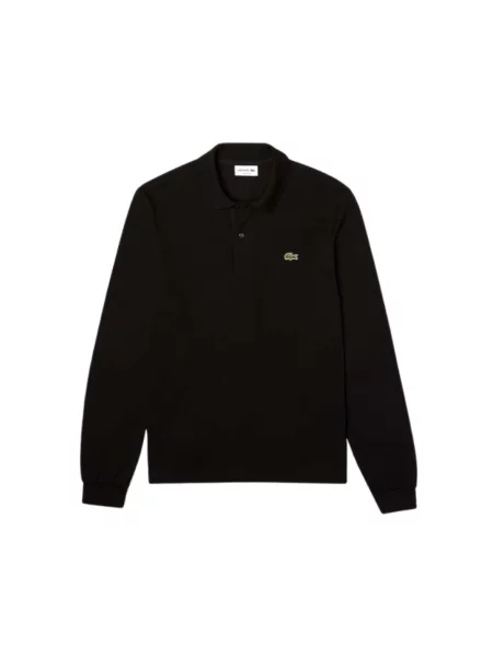 Lacoste longsleeve gładki czarny