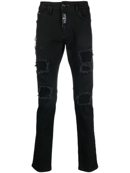 Blugi Philipp Plein rupți negru