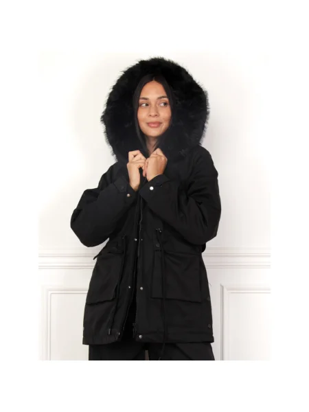 Palton La Modeuse negru