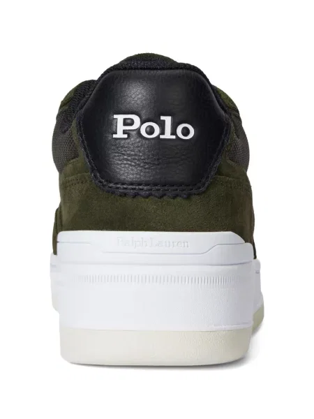 Briaunotas pusiau užtrauktukas zomšinės bokseriai Polo Ralph Lauren balta