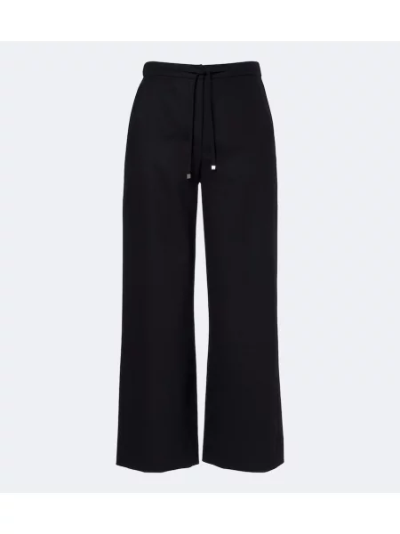 Pantaloni 's Max Mara de lână negru
