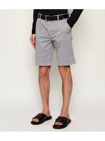 BOSS ORANGE Pantaloni scurți | Tapered fit gri