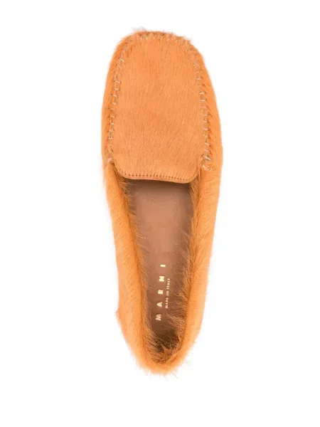 Σκαρπινια Marni slip-on πορτοκαλί