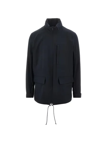 Geacă Emporio Armani albastru