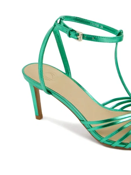 Sandale 12 Storeez din piele verde