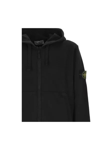 Bluza rozpinana Stone Island z kamieniami czarna
