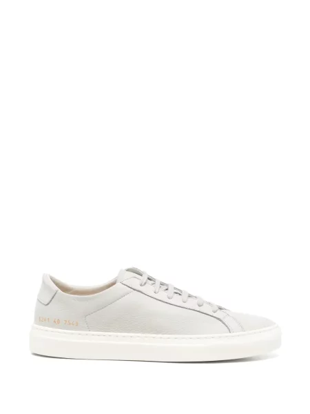 Sneakerși Common Projects din piele gri
