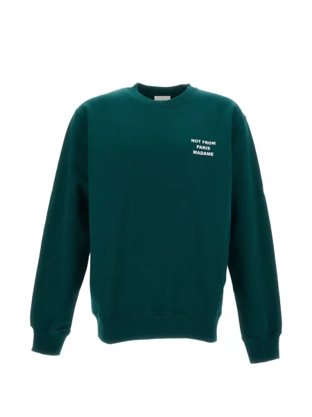 Hanorac crewneck Drole De Monsieur verde