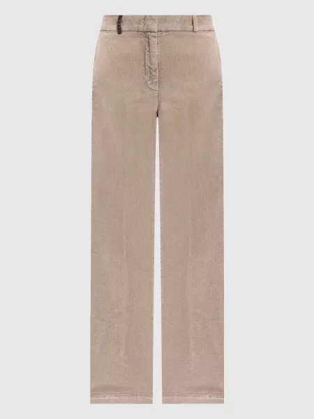 Вельветові штани Peserico бежеві