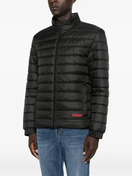 Geacă Boss cu broderie negru