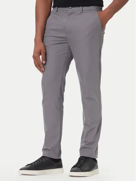 BOSS Pantaloni chino gri