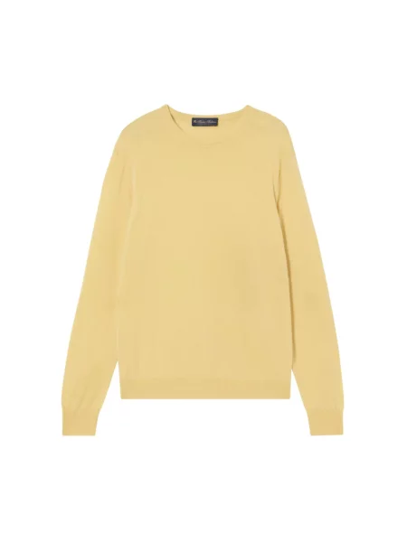 Sweter Brooks Brothers żółty