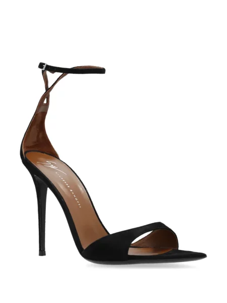 Sandale Giuseppe Zanotti din piele de căprioară negru