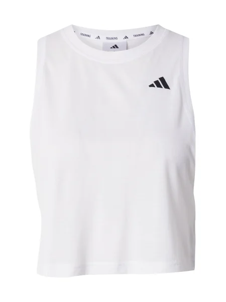 ADIDAS PERFORMANCE Sport top negru alb