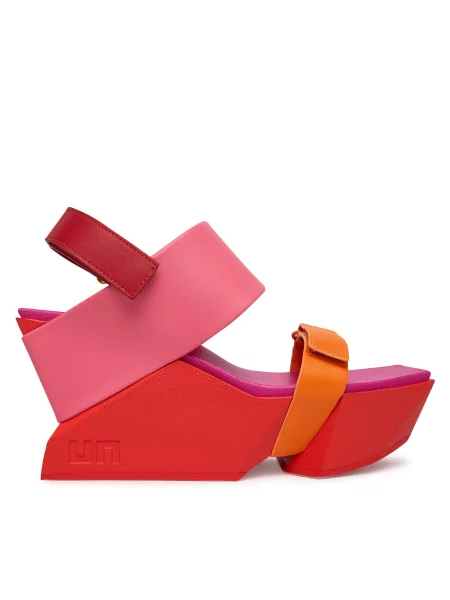 United Nude sandali s platformo usnjeni Brutt Sandal roza
