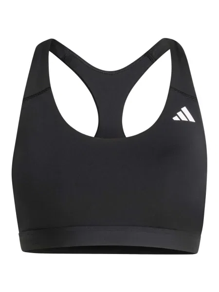 ADIDAS PERFORMANCE Športová podprsenka OPT ESS / biela čierna