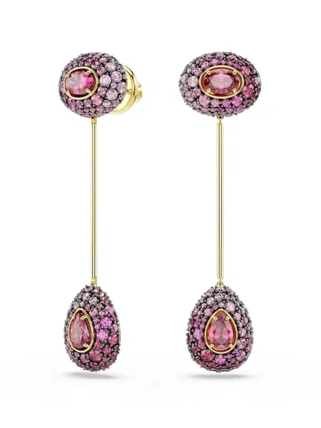 Swarovski сережки позолочені з цирконієм SUBLIMA