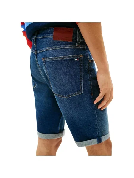 Bermude Tommy Hilfiger Jeans albastru