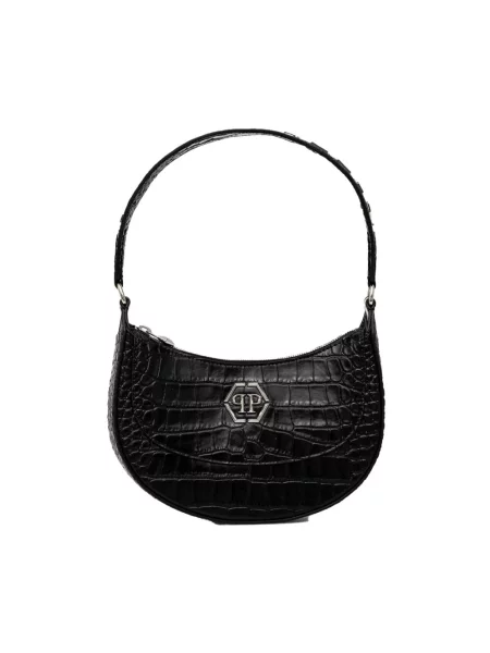 Philipp Plein torebka skórzana SAEA czarny