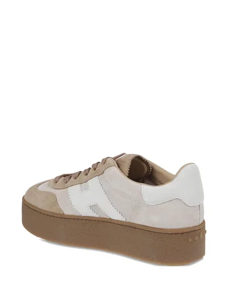 Sneakerși Hogan din piele cu platformă