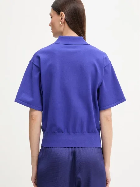 Calvin Klein Póló női viszkózzal kék