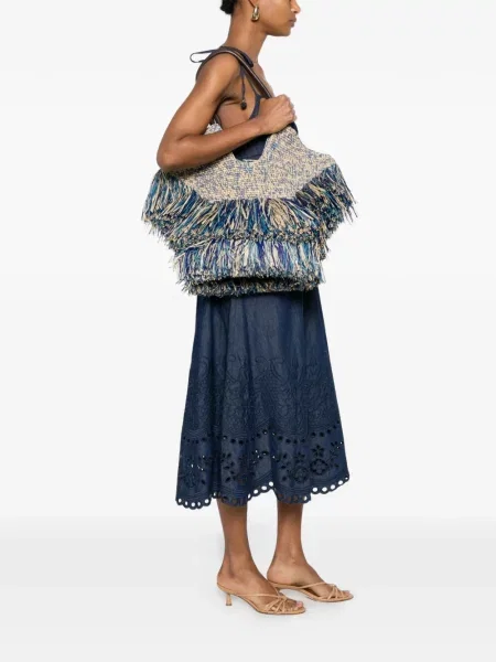 Geantă shopper Zimmermann cu franjuri