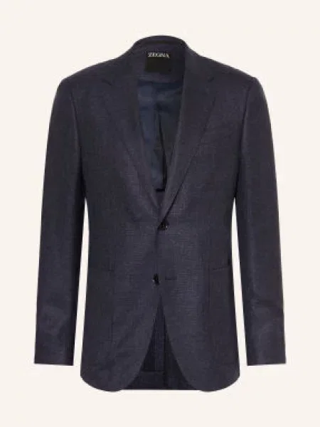 Zegna Sako Regular Fit tmavě modrá