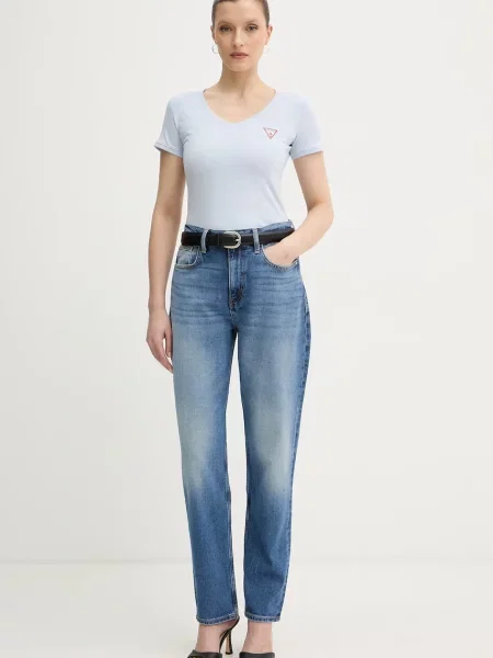 Guess jeansy niebieskie
