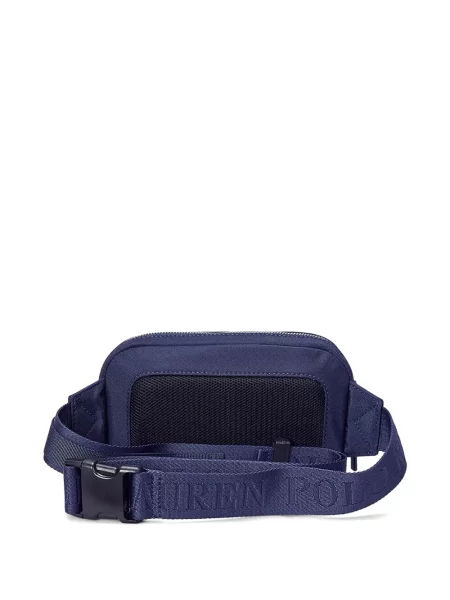 Cu centură tricou polo Polo Ralph Lauren cu legături alb