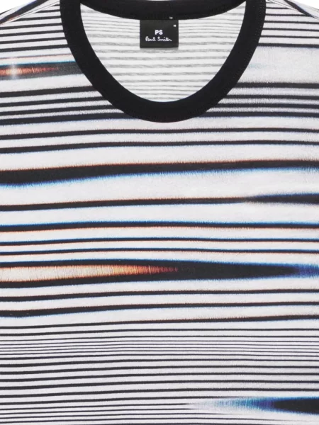 Tricou Ps Paul Smith cu dungi alb