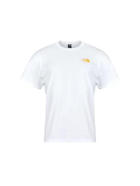 Majica The North Face s kratkimi rokavi bela
