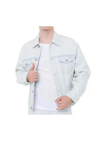 Kurtka jeansowa Calvin Klein Jeans niebieska