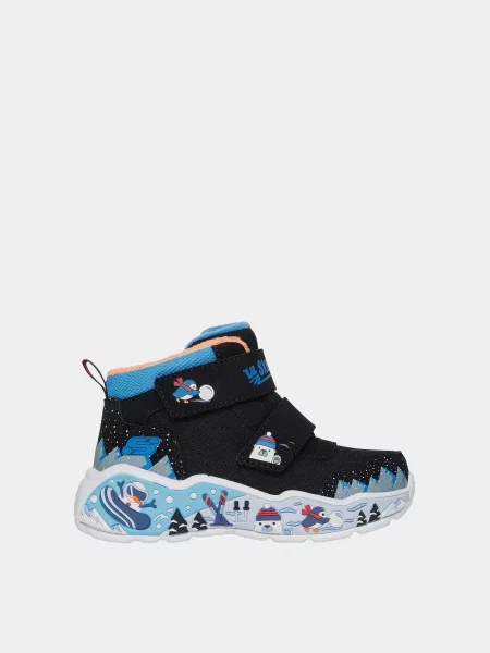 Детские ботинки Skechers черные