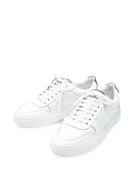 Sneakerși Herno din piele alb