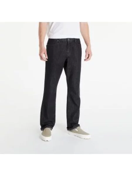 Jeans Urban Classics Organic Straight Leg Denim černé