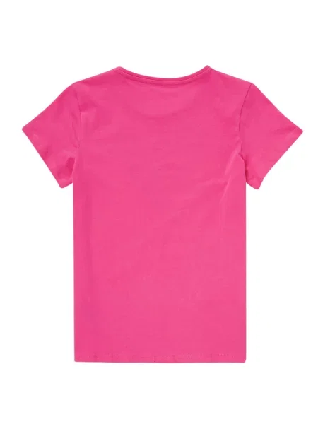 Guess T-shirt Ružičasta crna