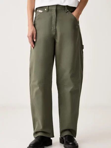 Calvin Klein Jeans pantaloni pentru femei din verde