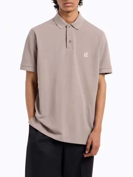 Поло Armani Exchange бежевий