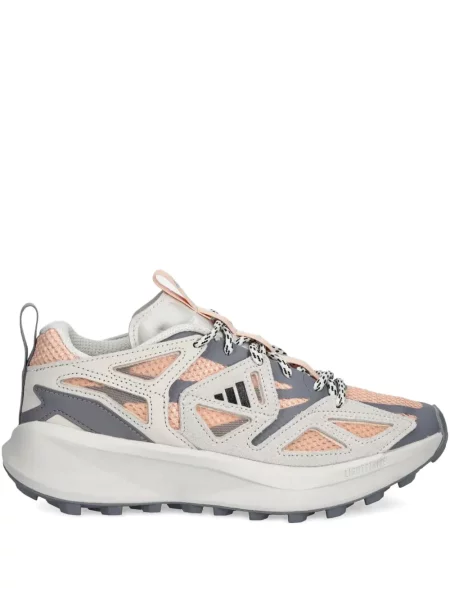 Trening Adidas alergare cu glugă cu broderie gri