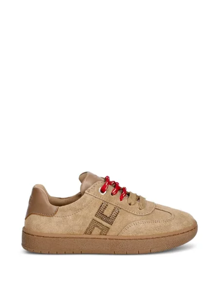 Sneakersy dziecięce Elisabetta Franchi brązowe
