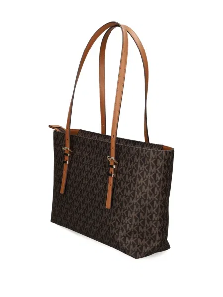 Sneakerși Michael Michael Kors cu cataramă cu platformă maro