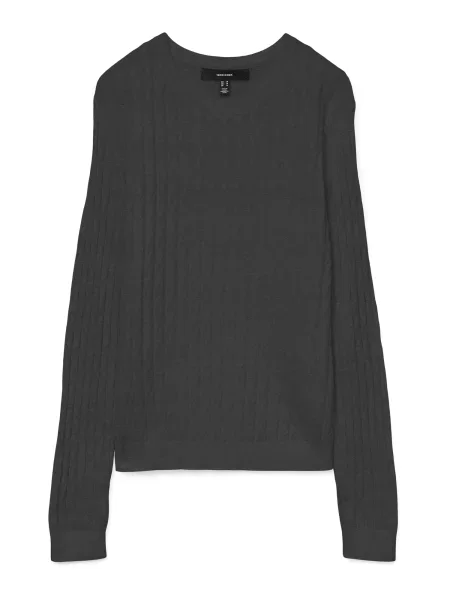 VERO MODA Pulover VMFLO închis gri