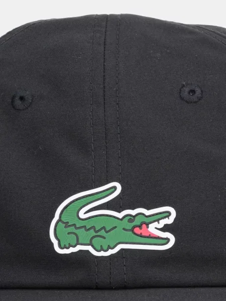Кепка Lacoste с аппликацией фиолетовая