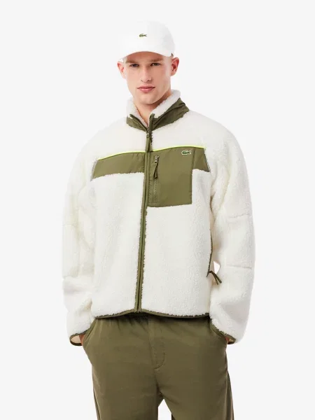 Демисезонная куртка Lacoste белая