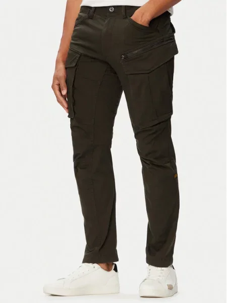 G-Star Raw Cargo nohavice Rovic Tmavosivá Tapered Fit sivá