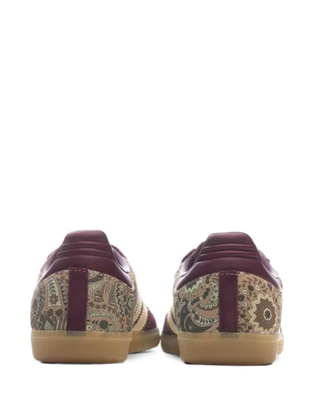 Kordbársony futó paisley mintás futócipő Adidas Adizero zöld