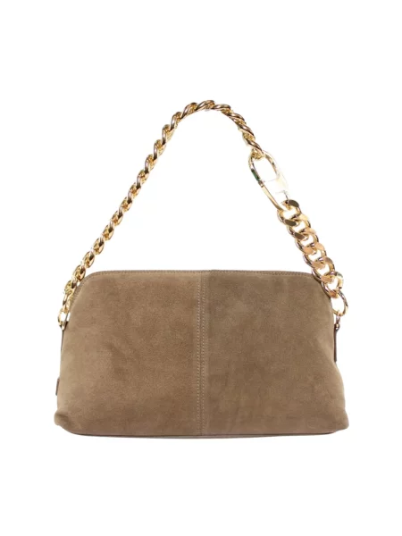 Torebka My Best Bags skórzana beżowa