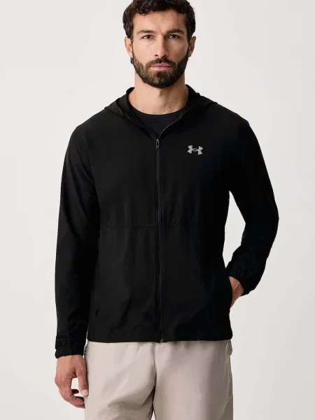 Under Armour hanorac de antrenament pentru bărbați Velociti negru