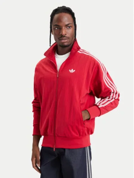 Adidas Originals jopica Firebird Drop Needle rdeča