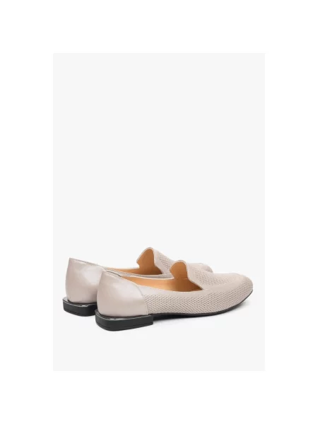 Лофери літні Estro бежеві